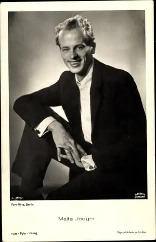 Ak Schauspieler Malte Jaeger, Portrait
