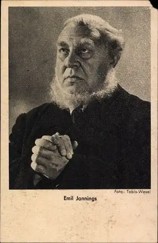 Ak Schauspieler Emil Jannings, Portrait