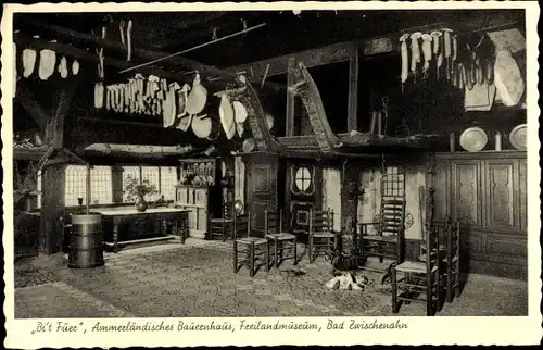 Ak Bad Zwischenahn in Niedersachsen, Bi't Füer, Ammerländisches Bauernhaus, Freilandmuseum