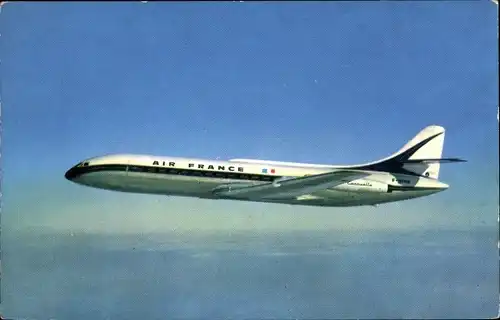 Ak Französisches Passagierflugzeug, Air France, Caravelle