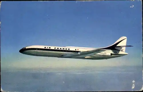 Ak Französisches Passagierflugzeug, Air France, Caravelle