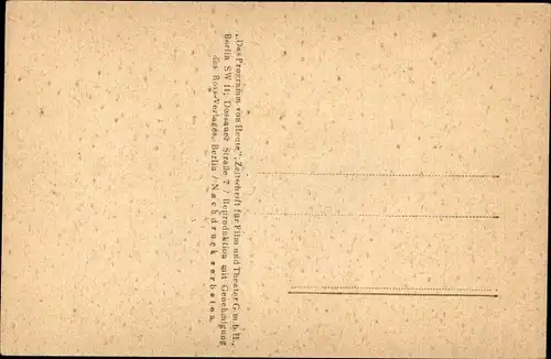 Ak Schauspielerin Jenny Jugo, Portrait