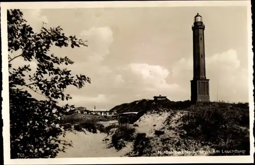 Ak Nordseebad Norderney Ostfriesland, Leuchtturm