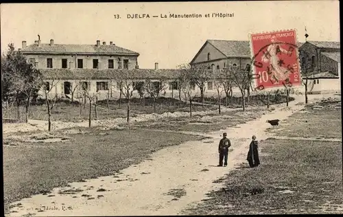 Ak El Djelfa Algerien, La Manutention et l'Hopital