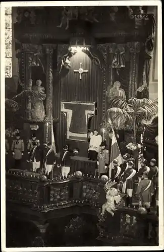 Ak Trier, Eröffnungsfeier bei der Ausstellung des hl. Rocks im Dom 1933