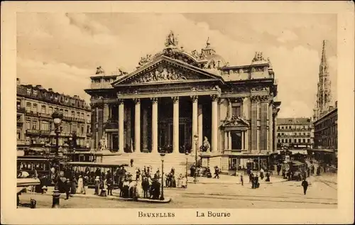 Ak Bruxelles Brüssel, La Bourse
