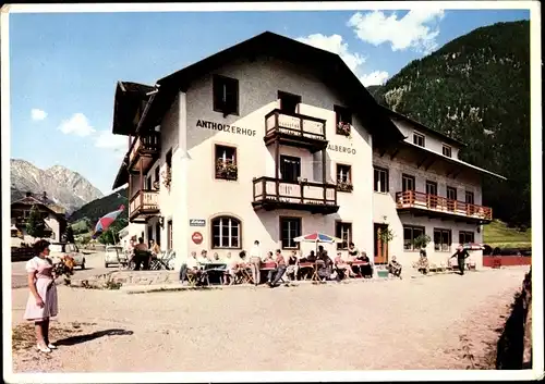 Ak Antholz Niedertal Südtirol, Hotel Antholzer Holf, Außenansicht