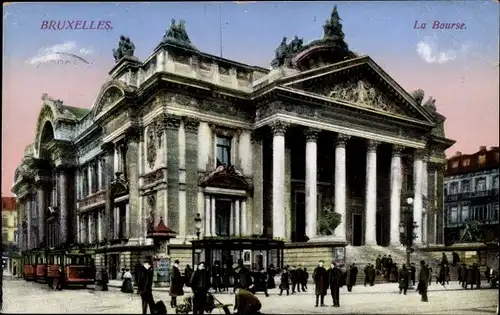 Ak Bruxelles Brüssel, La Bourse