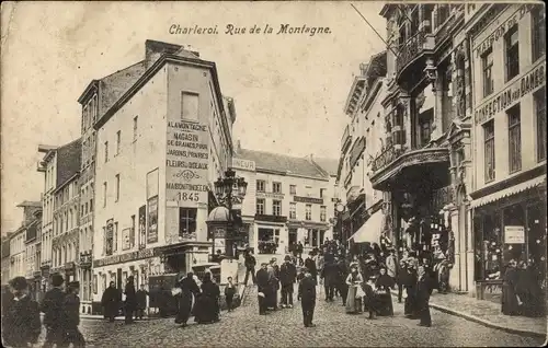 Ak Charleroi Wallonien Hennegau, Rue de la Montagne
