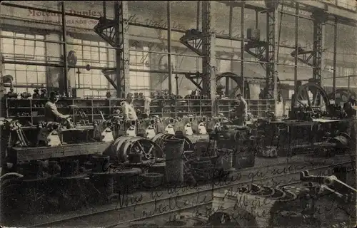 Ak Nord Frankreich, Maschinen, Fabrikarbeit, Fabrik