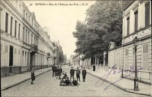 Ak Douai Nord, Rue de l'Abbaye des Pres