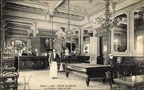 Ak Néris les Bains Allier, Le Casino, Salle de Café