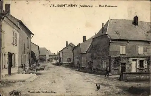 Ak Viel Saint Remy Ardennes, Rue Pisseraine