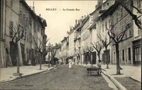 Ak Belley Ain, La Grande Rue