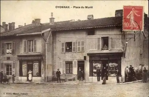 Ak Oyonnax Ain, Place du Muret