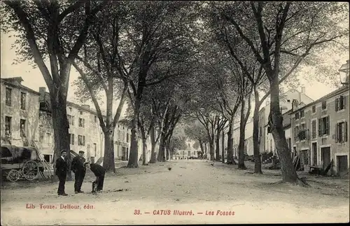 Ak Catus Lot, Les Fosses, Straßenpartie