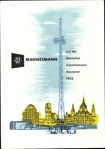 Ak Hannover in Niedersachsen, Mannesmann auf der Deutschen Industriemesse 1955