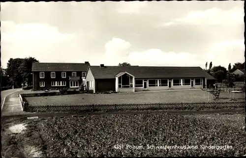 Ak Polsum Marl im Ruhrgebiet, Schwesternhaus, Kindergarten