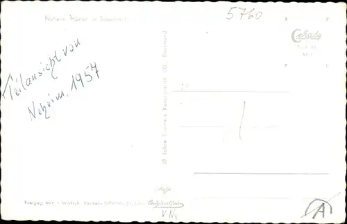 Ak Neheim Hüsten Arnsberg im Sauerland, Ortsansicht, Luftbild