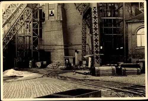 Foto Ak Duisburg im Ruhrgebiet, Teilansicht der Fabrik