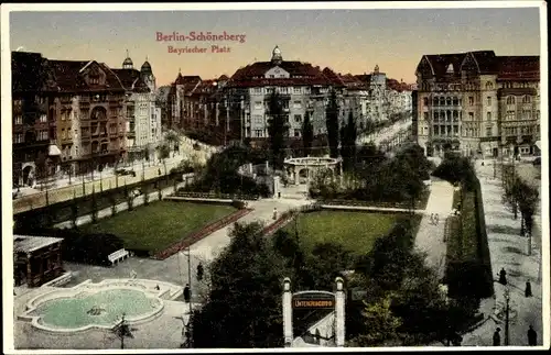 Ak Berlin Schöneberg, Bayrischer Platz