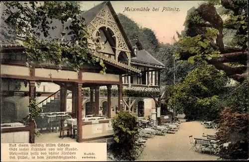 Ak Dresden Nordost Pillnitz, Meixmühle
