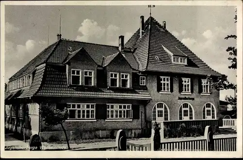 Ak Ostseebad Warnemünde Rostock, Jugendherberge