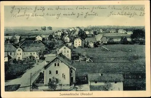 Ak Ullersdorf Radeberg in Sachsen, Sommerfische, Teilansicht