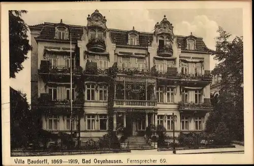 Ak Bad Oeynhausen in Westfalen, Villa Baudorff