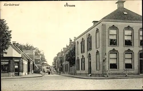 Ak Assen Drenthe Niederlande, Kerkstraat