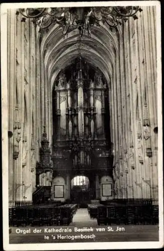 Ak 's Hertogenbosch Nordbrabant Niederlande, Orgel der Kathedrale