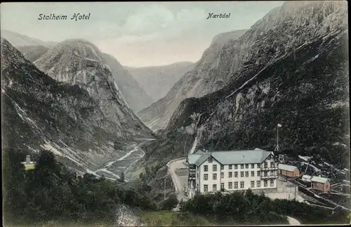 Ak Stalheim Norwegen, Hotel, Naerödal