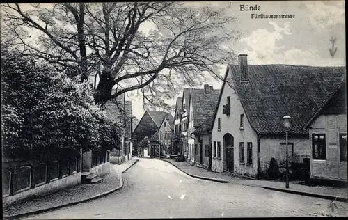 Ak Bünde in Westfalen, Fünfhausenstraße