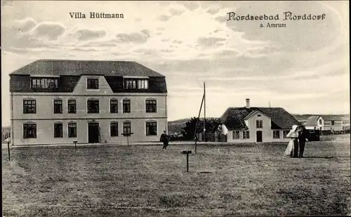 Ak Norddorf auf Amrum in Nordfriesland, Villa Hüttmann 