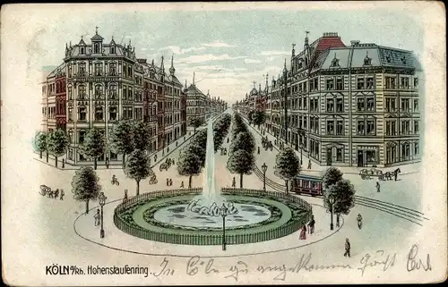 Litho Köln am Rhein, Hohenstaufenring