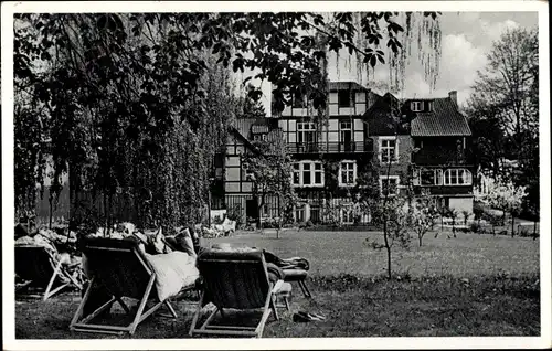 Ak Ostseebad Timmendorfer Strand, Erholungsheim dünenhaus der Landeskirchl. Frauenarbeit,Strandallee