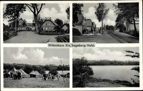 Ak Wittenborn in Schleswig Holstein, Campingplatz, Ortsansichten