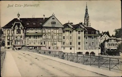 Ak Bad Tölz in Oberbayern, Marienstift