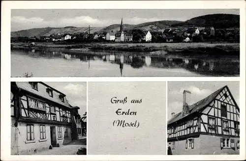 Ak Erden an der Mosel, Teilansicht, Haus