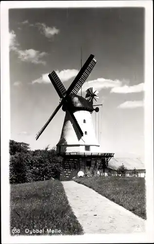 Ak Dybbøl Düppel Dänemark, Windmühle