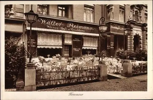 Ak Berlin Charlottenburg, Wiener Café Walter Reimann, Kantstraße 153