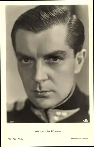 Ak Schauspieler Viktor de Kowa, Portrait