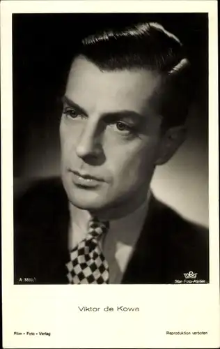 Ak Schauspieler Viktor de Kowa, Portrait