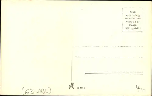 Ak Schauspieler Hans Stüwe, Film Foto Verlag A 3745/1