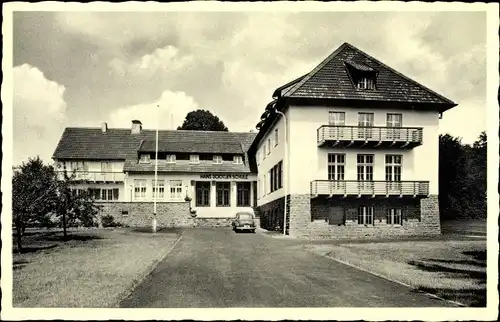 Ak Hattingen im Ruhrgebiet, Hans Böckler Schule, Vorderansicht