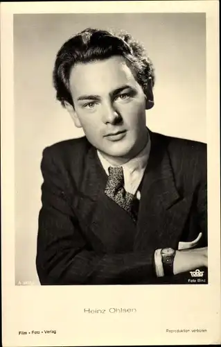 Ak Schauspieler Heinz Ohlsen, Portrait, Anzug