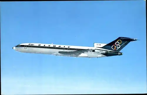 Ak Griechisches Passagierflugzeug, Olympic Airways, Boeing 727 200