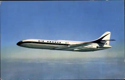 Ak Französisches Passagierflugzeug, Air France, Caravelle