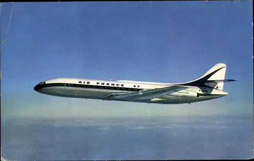 Ak Französisches Passagierflugzeug, Air France, Caravelle