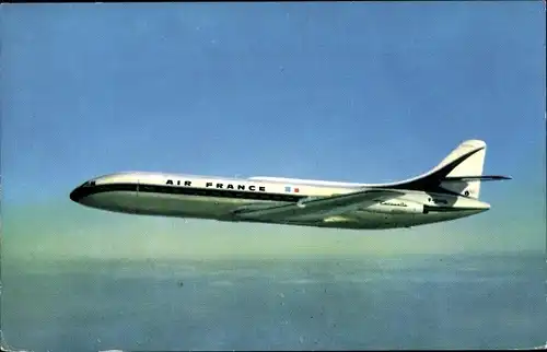 Ak Französisches Passagierflugzeug, Air France, Caravelle